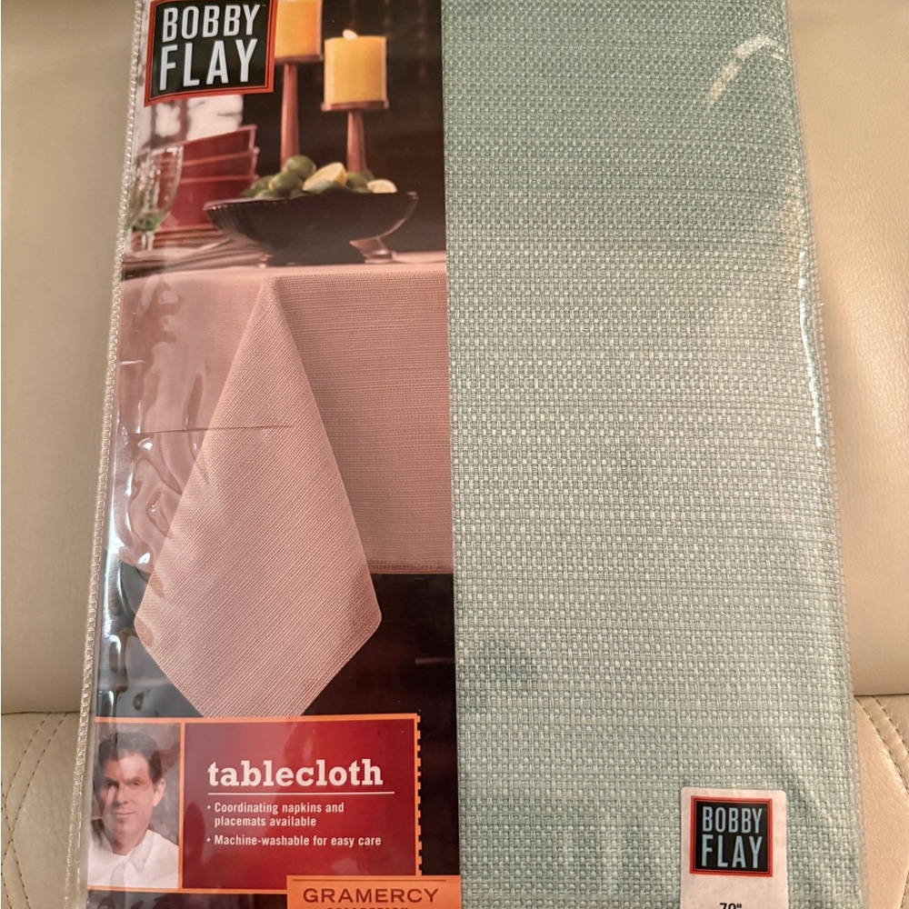Light Blue Tablecloth